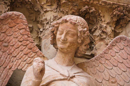 man made angel statue HD Desktop Wallpaper | Background Image