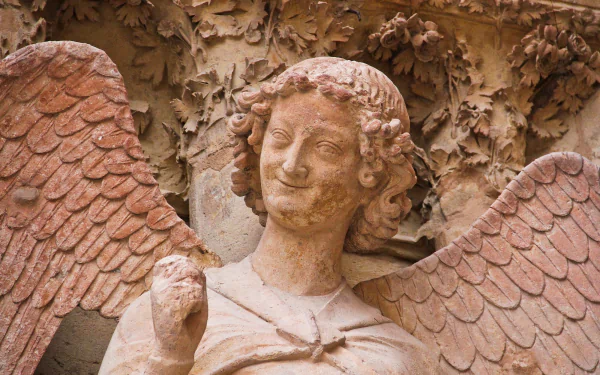 man made angel statue HD Desktop Wallpaper | Background Image