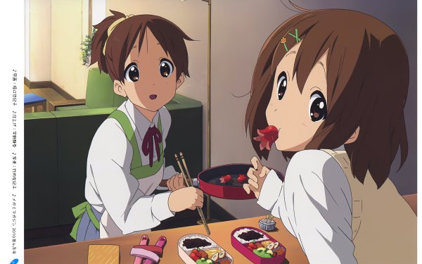 Anime K-ON! Yui Hirasawa Ui Hirasawa HD Wallpaper | Background Image