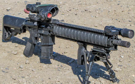 man made Colt AR-15 HD Desktop Wallpaper | Background Image
