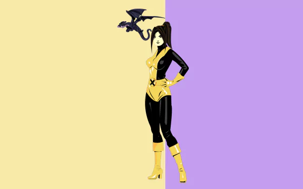 Comic Kitty Pryde HD Desktop Wallpaper | Background Image