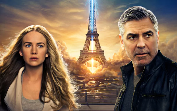 Brittany Robertson George Clooney movie Tomorrowland HD Desktop Wallpaper | Background Image