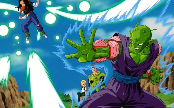 Anime Dragon Ball Z Dragon Ball Piccolo Android 17 Android 16 Android 18 HD Wallpaper | Background Image