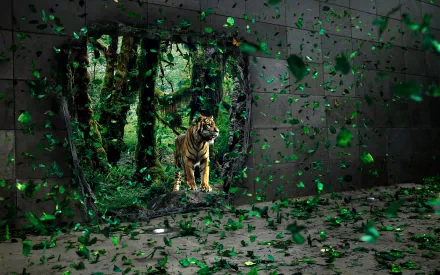 Animal tiger HD Desktop Wallpaper | Background Image