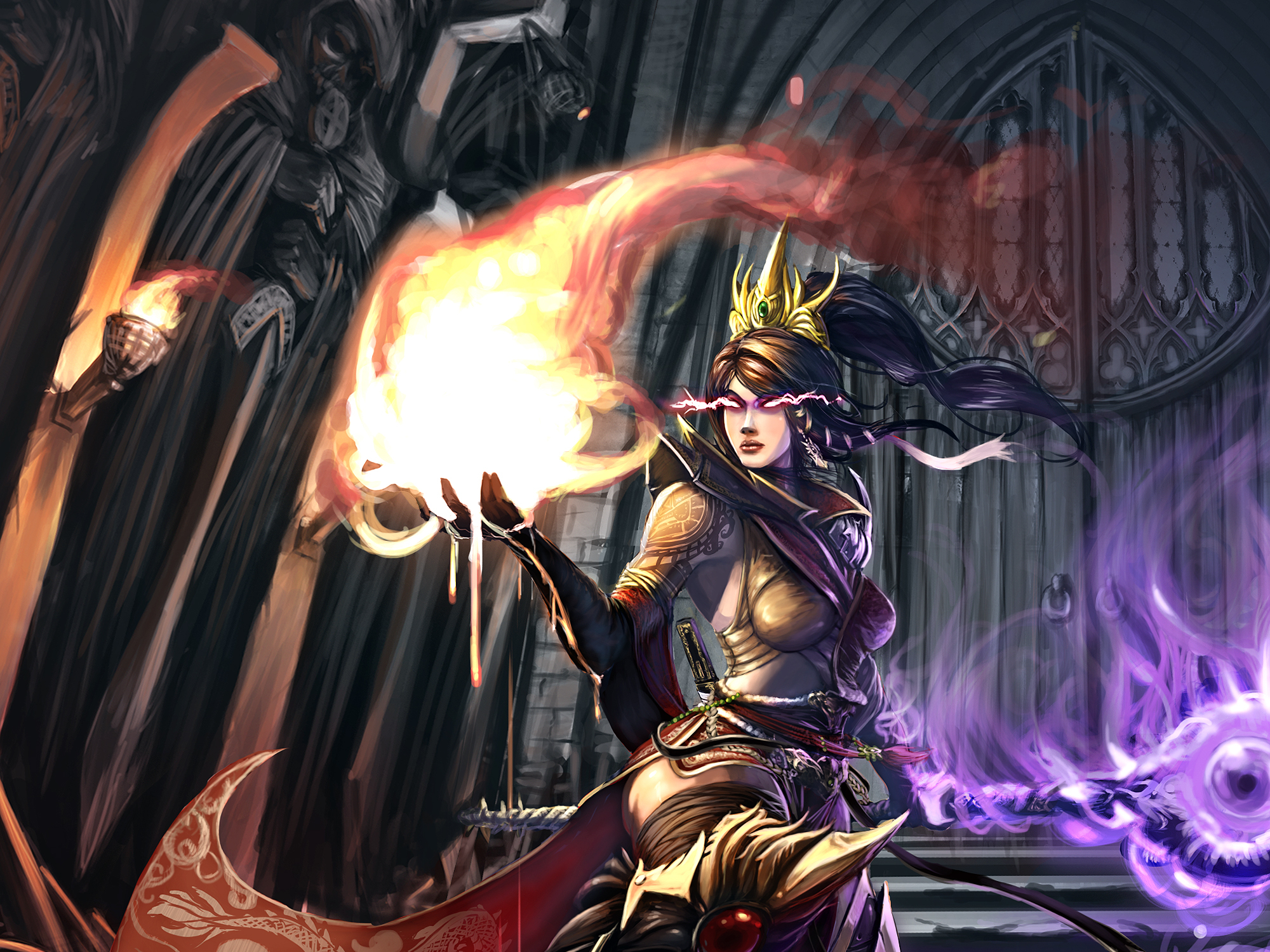 female wizard diablo 3 in game