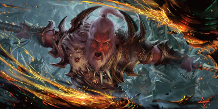 Barbarian (Diablo III) video game Diablo III HD Desktop Wallpaper | Background Image