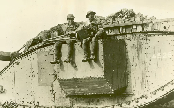 military Mark V tank HD Desktop Wallpaper | Background Image