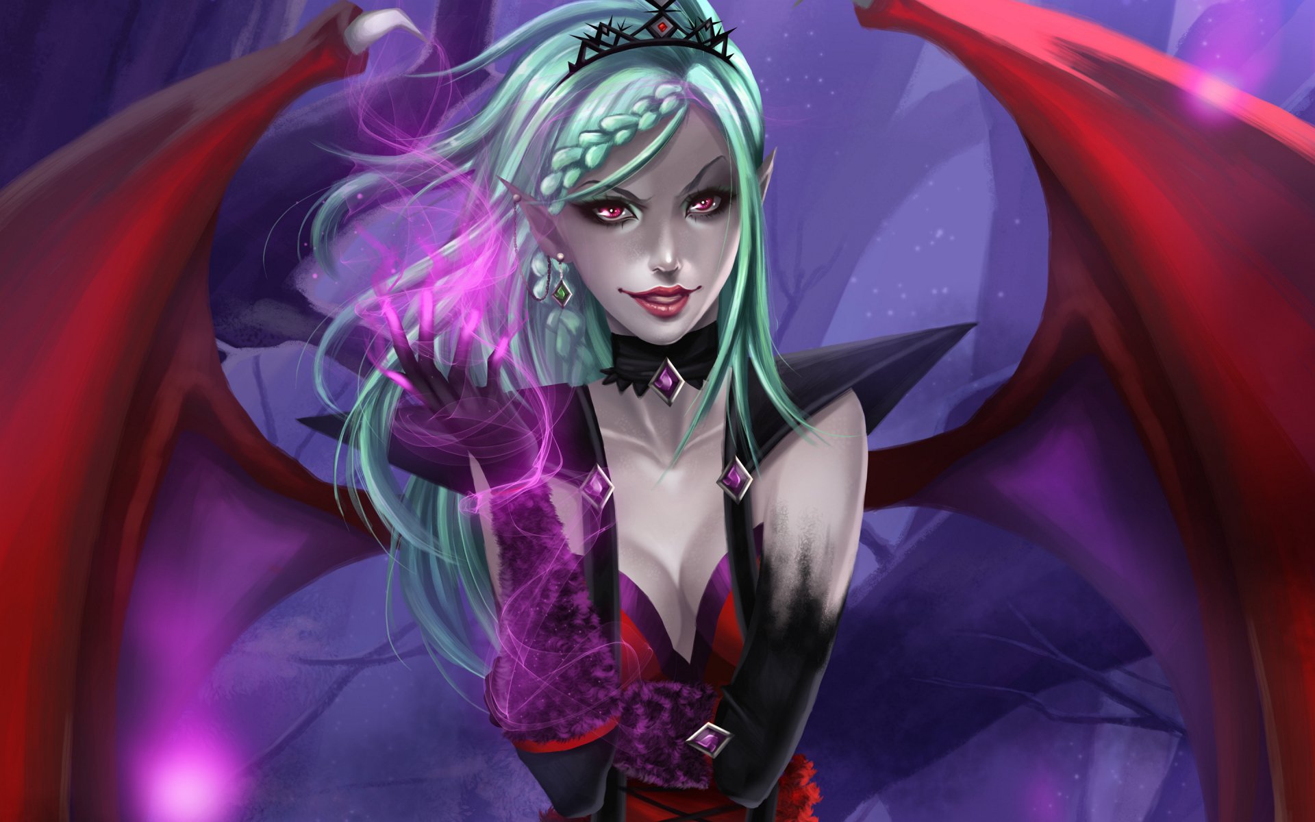 Download Fantasy Succubus HD Wallpaper by Carlos Morilla