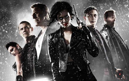 Bruce Willis Joseph Gordon-Levitt Rosario Dawson Josh Brolin Mickey Rourke Jessica Alba movie Sin City: A Dame to Kill For HD Desktop Wallpaper | Background Image