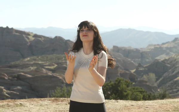 Jessica Day Zooey Deschanel TV Show New Girl HD Desktop Wallpaper | Background Image