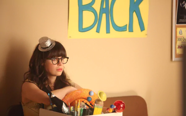 Jessica Day Zooey Deschanel TV Show New Girl HD Desktop Wallpaper | Background Image