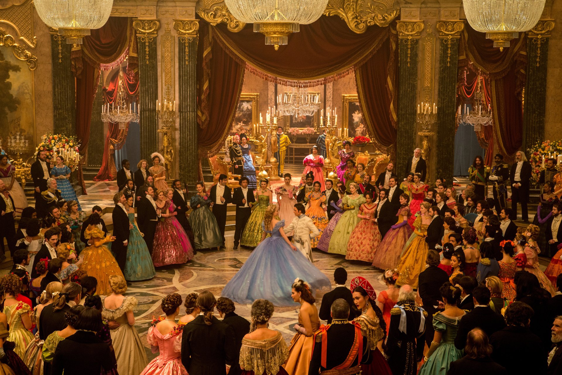 Download Richard Madden Lily James Movie Cinderella (2015) 4k Ultra HD Wallpaper