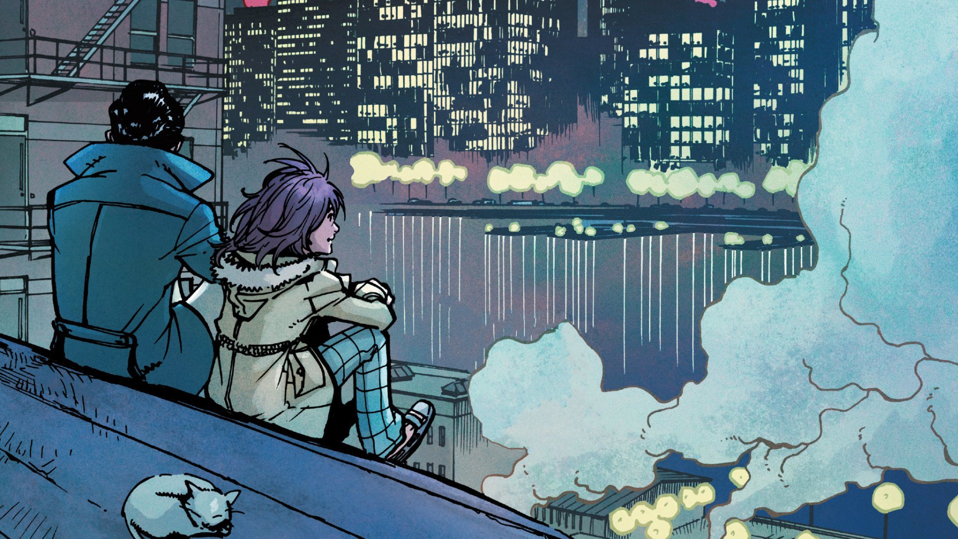 Download Comic Ms. Marvel HD Wallpaper