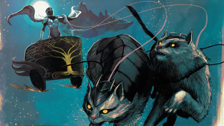Angela (Marvel Comics) Comic angela: asgard's assassin HD Desktop Wallpaper | Background Image