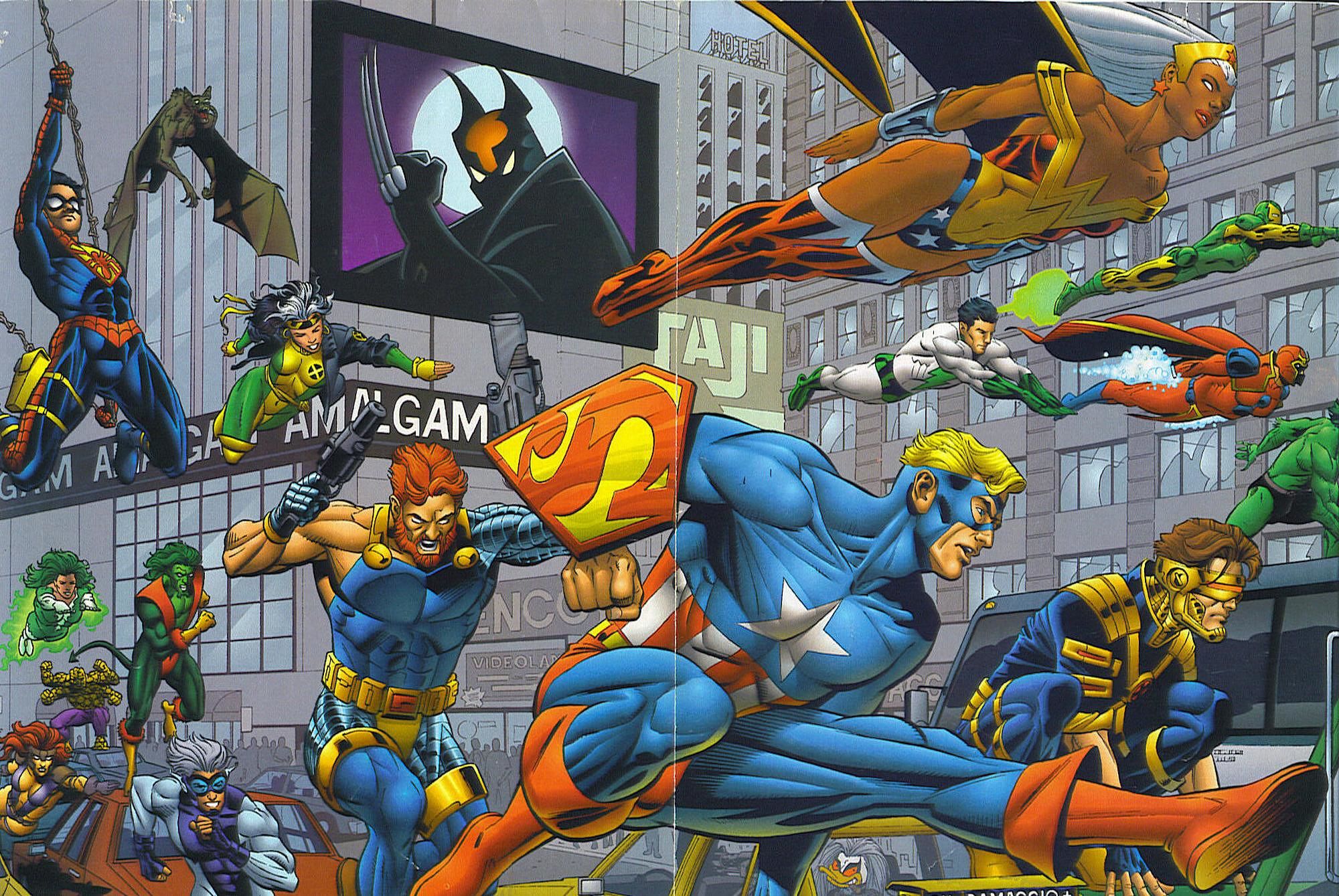 Comics Amalgam Comics HD Wallpaper | Background Image