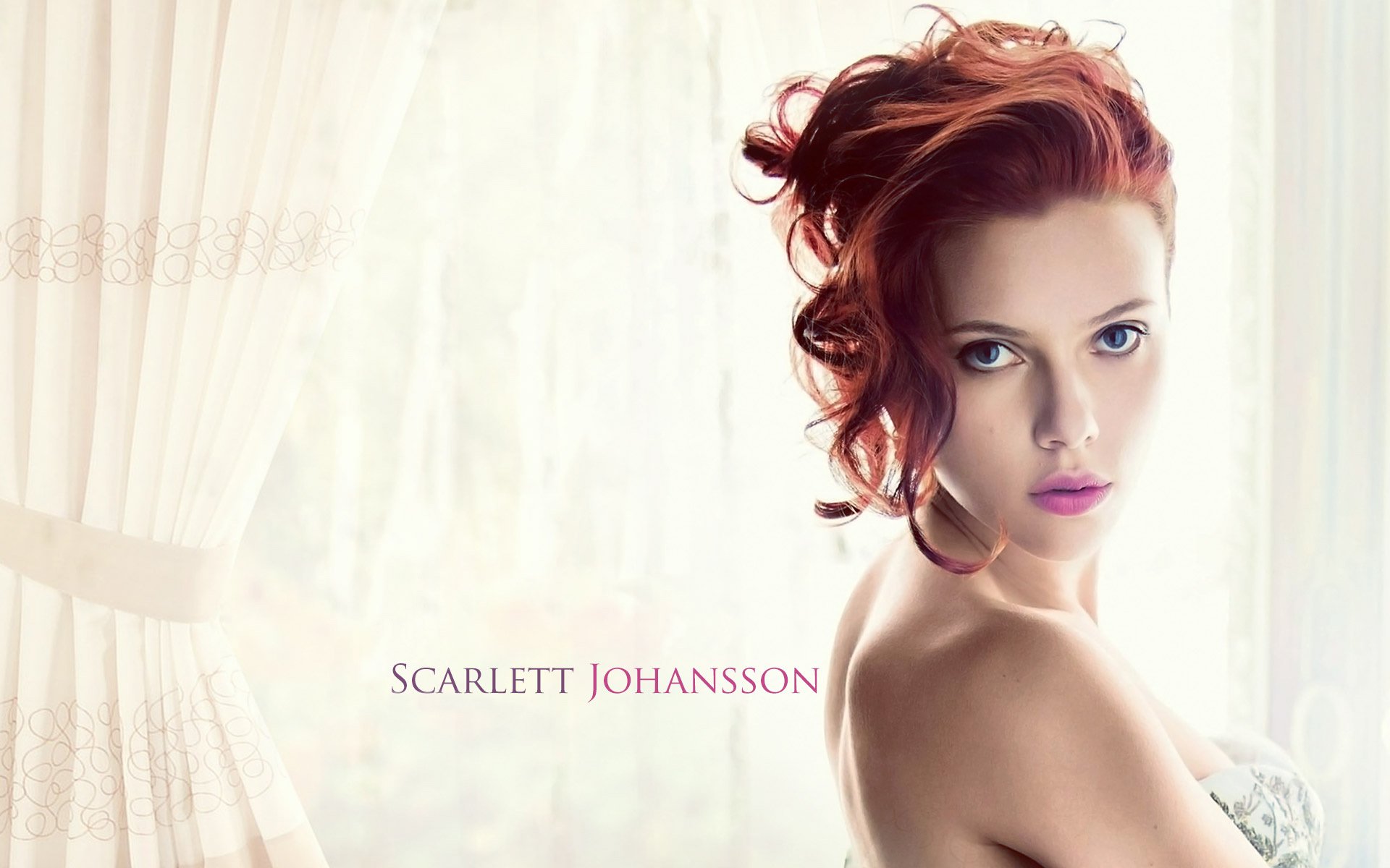 Scarlett Johansson HD Celebrity Wallpaper Elegant & Stunning Portrait — free download