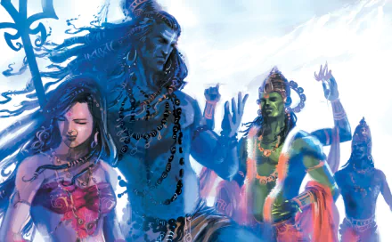 Comic Ramayan 3392 A.D. HD Desktop Wallpaper | Background Image