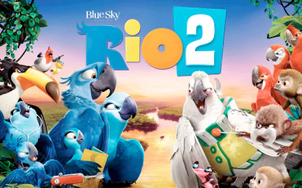 movie Rio 2 HD Desktop Wallpaper | Background Image