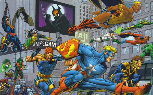 Comic Amalgam Comics HD Desktop Wallpaper | Background Image