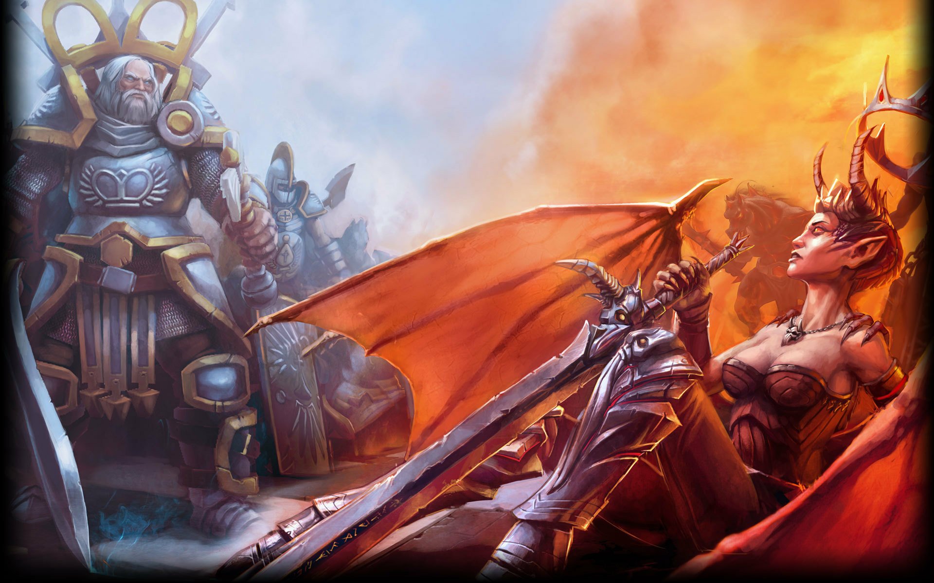Download Video Game Battle Vs Chess HD Wallpaper