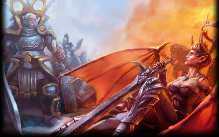 video game Battle Vs Chess HD Desktop Wallpaper | Background Image