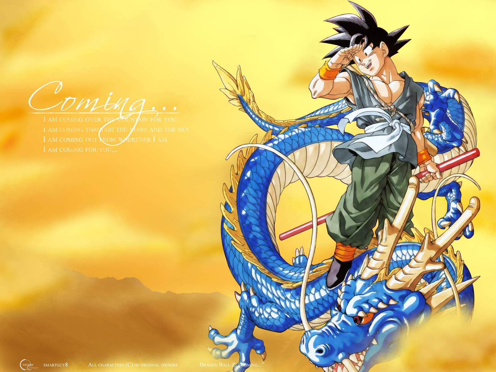 Goku in vibrant high definition desktop wallpaper