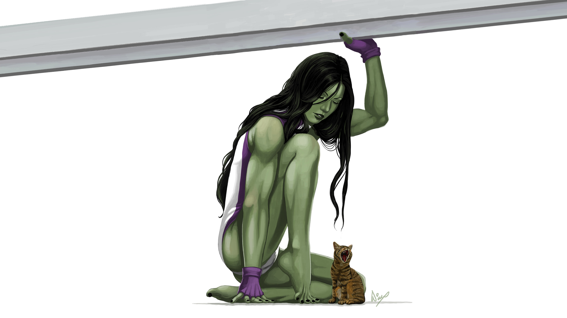 She-Hulk Full HD Bakgrund and Bakgrund | 1920x1080 | ID:621466