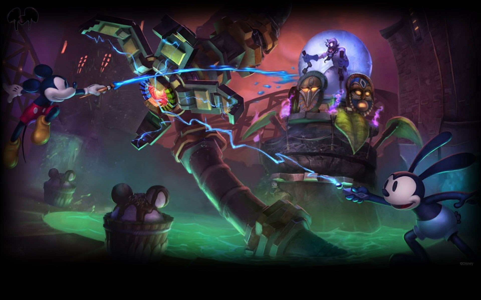 Epic Mickey 2 The Power of Two 高清壁纸 桌面背景 1920x1200 ID621762 Wallpaper Abyss