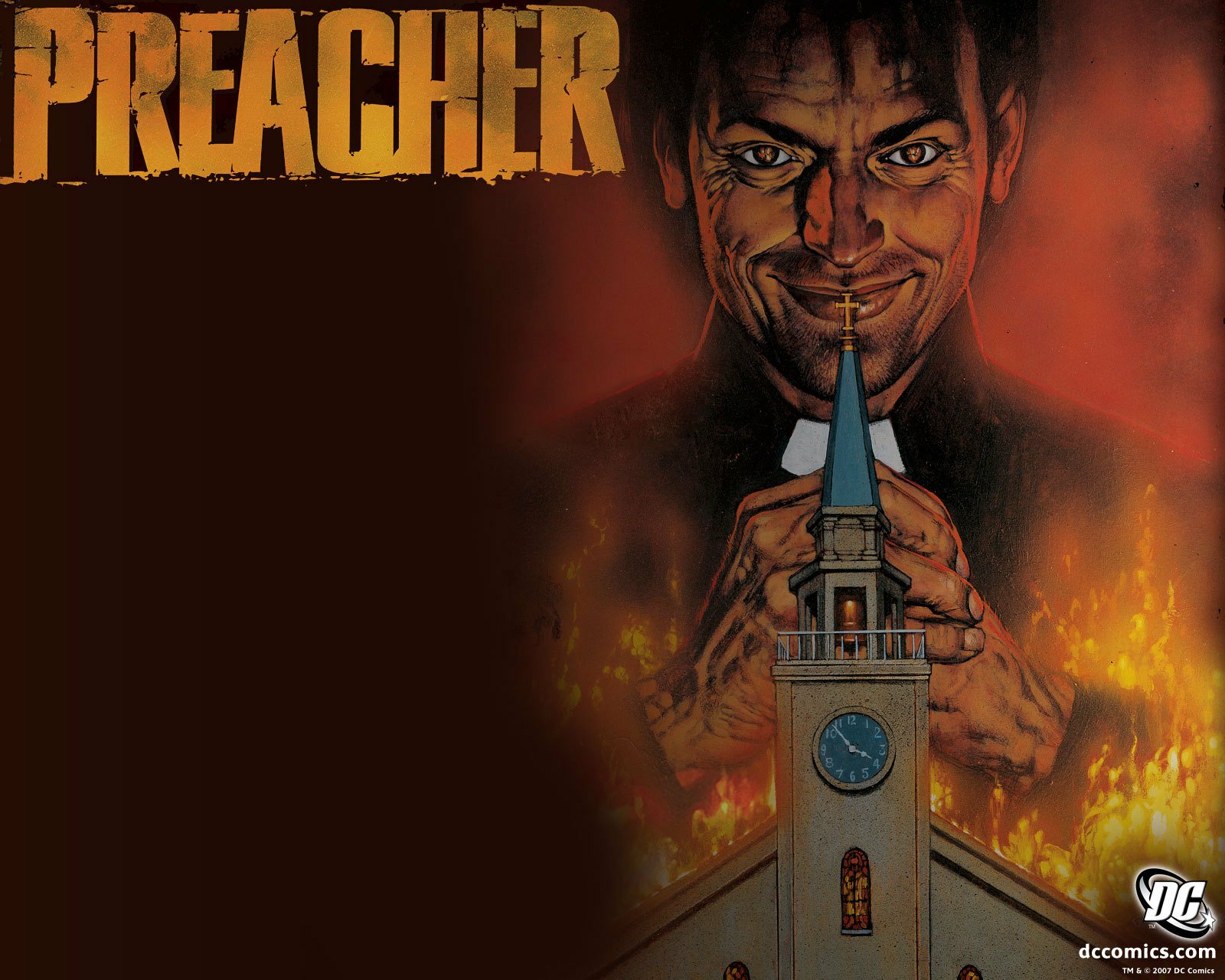 Download Comic Preacher Wallpaper