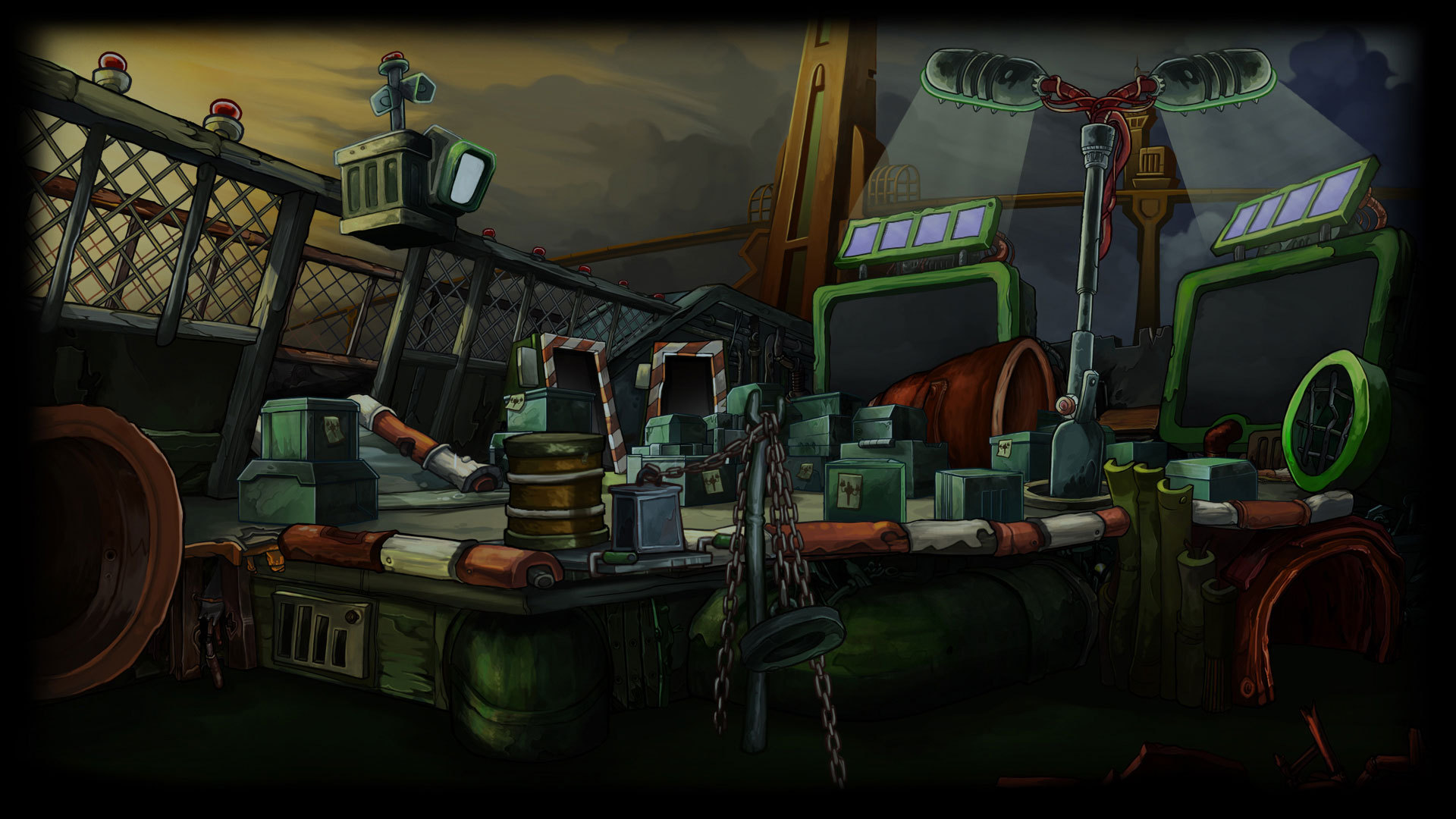 Video Game Goodbye Deponia HD Wallpaper