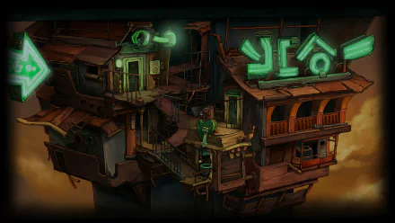 video game Goodbye Deponia HD Desktop Wallpaper | Background Image