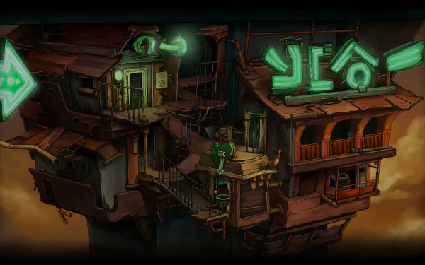 video game Goodbye Deponia HD Desktop Wallpaper | Background Image