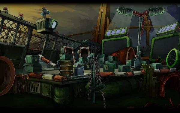 video game Goodbye Deponia HD Desktop Wallpaper | Background Image