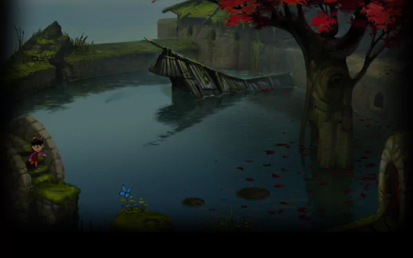 video game Lilly Looking Through HD Desktop Wallpaper | Background Image