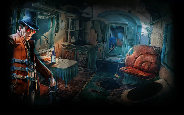 video game Mystery Masters: Psycho Train Deluxe Edition HD Desktop Wallpaper | Background Image