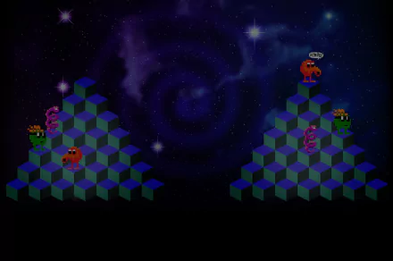 video game Q*bert: Rebooted HD Desktop Wallpaper | Background Image