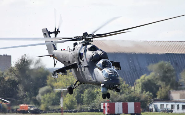 military Mil Mi-35 HD Desktop Wallpaper | Background Image