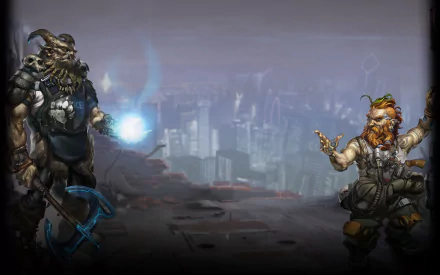 cyberpunk video game Shadowrun Chronicles HD Desktop Wallpaper | Background Image