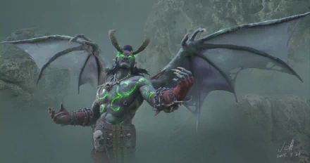 Illidan Stormrage video game World of Warcraft HD Desktop Wallpaper | Background Image