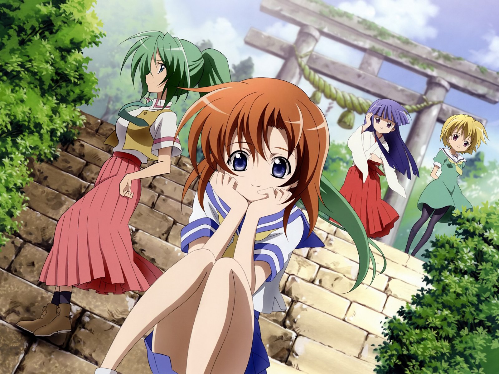 Download Anime Higurashi When They Cry Wallpaper 1600x1200 
