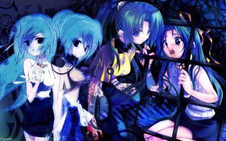 Sonozaki Shion Sonozaki Mion Anime Higurashi When They Cry HD Desktop Wallpaper | Background Image