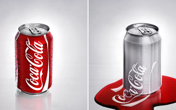 man made Coca Cola can HD Desktop Wallpaper | Background Image
