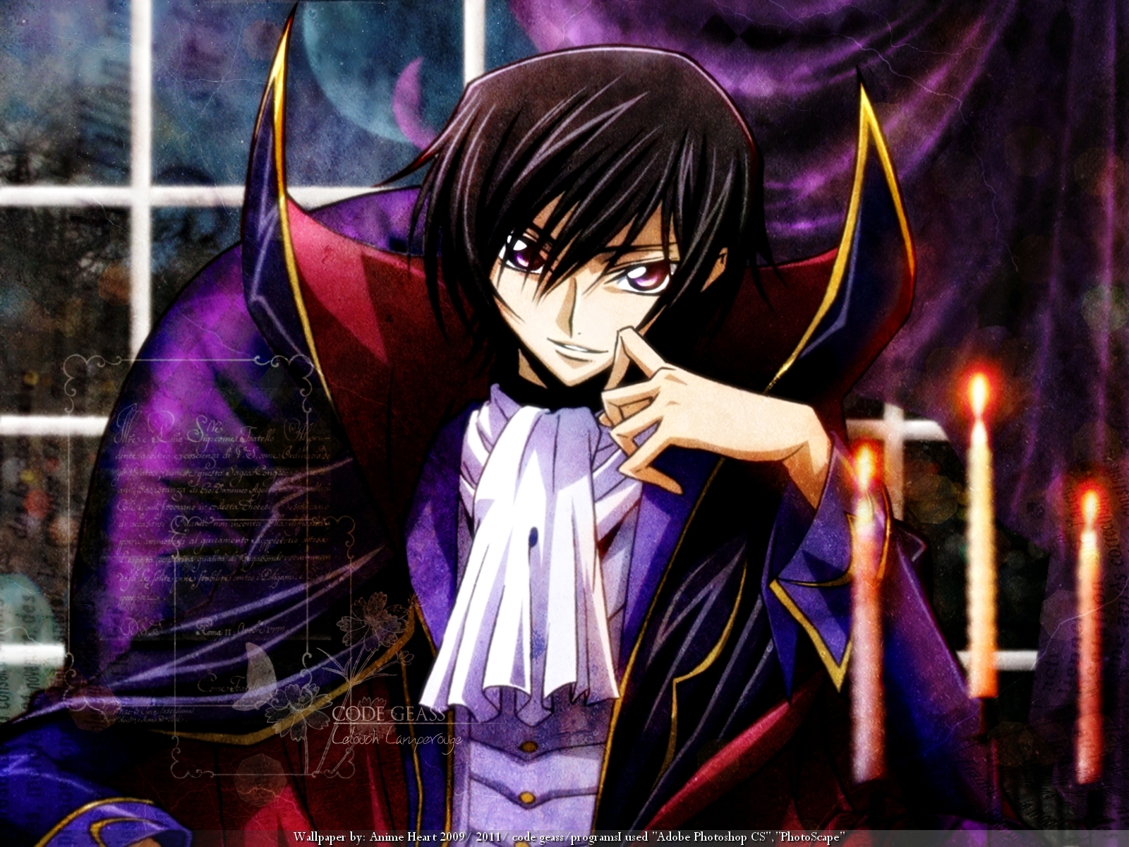 Download Lelouch Lamperouge Anime Code Geass Wallpaper