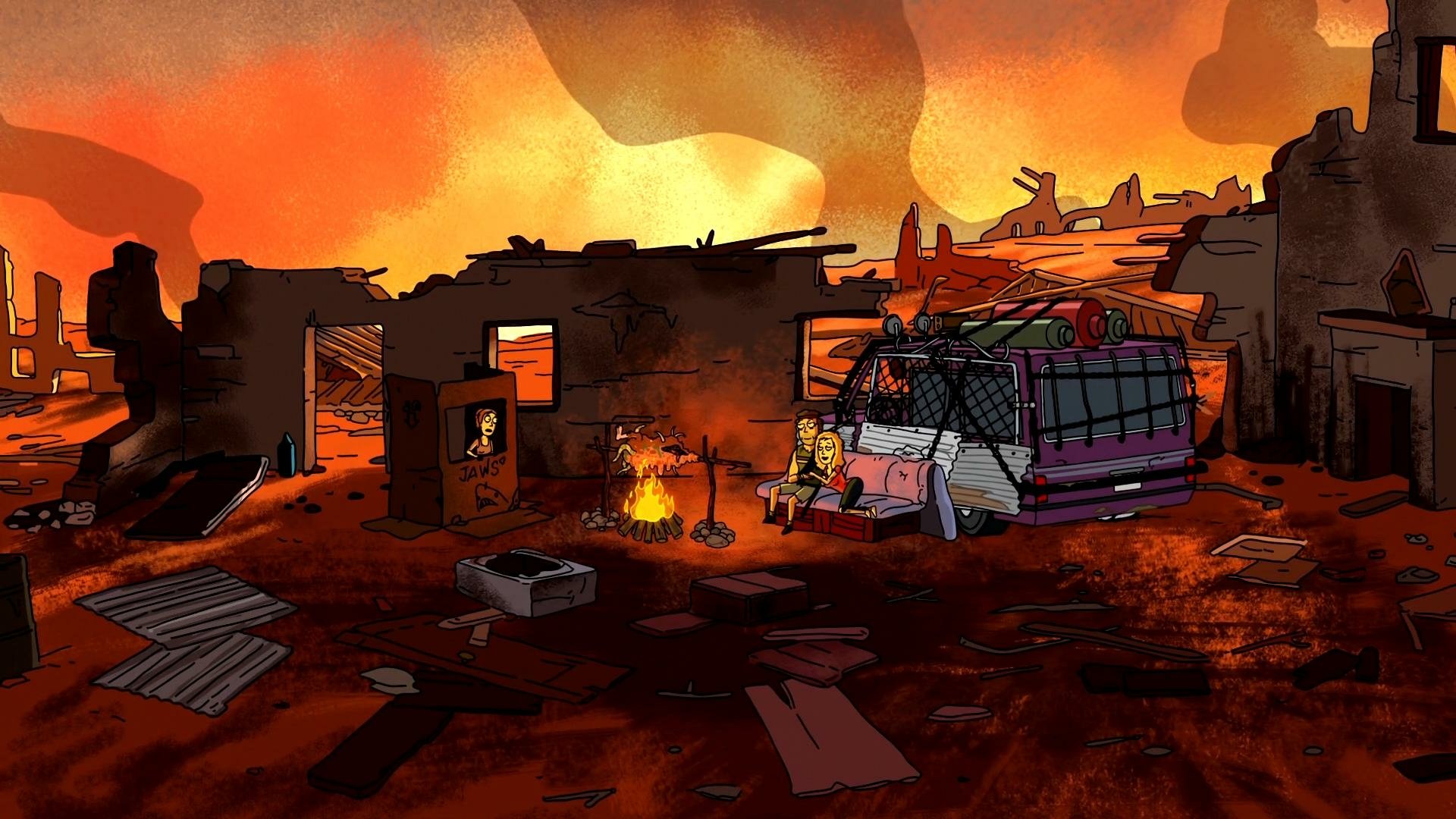 Download Summer Smith Jerry Smith Beth Smith TV Show Rick And Morty HD Wallpaper