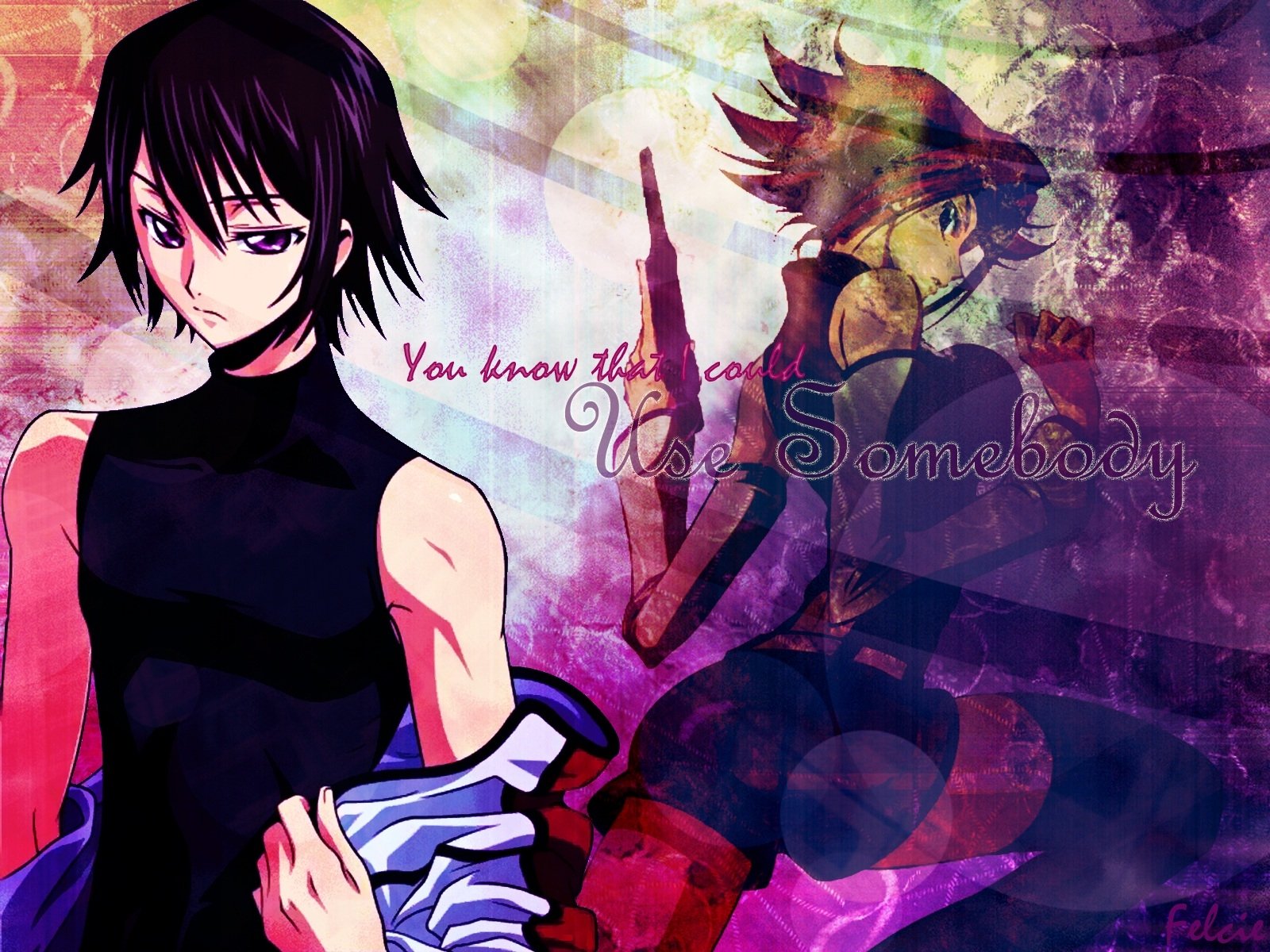 Download Kallen Kōzuki Lelouch Lamperouge Anime Code Geass Wallpaper