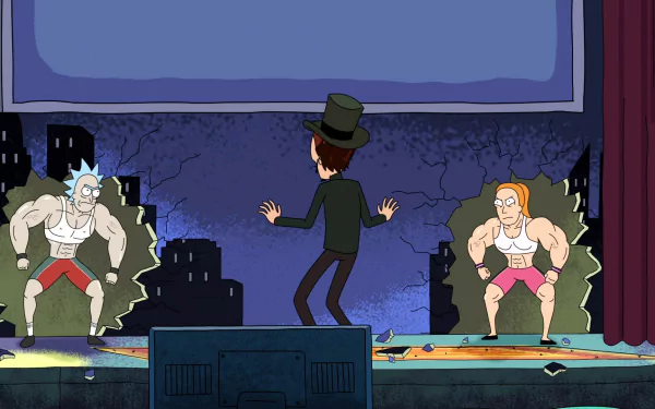 Lucius Needful Summer Smith Rick Sanchez TV Show Rick and Morty HD Desktop Wallpaper | Background Image