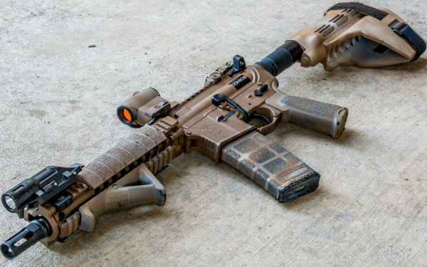 man made Colt AR-15 HD Desktop Wallpaper | Background Image