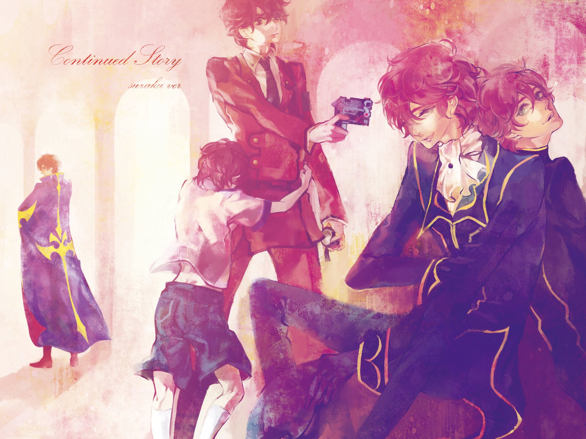 Download Rolo Lamperouge Suzaku Kururugi Lelouch Lamperouge Anime Code Geass HD Wallpaper