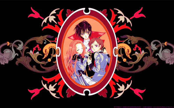 Nunnally Lamperouge Rolo Lamperouge Lelouch Lamperouge Anime Code Geass HD Desktop Wallpaper | Background Image