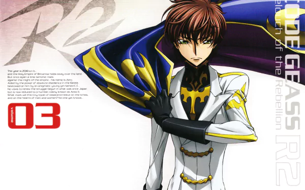 Suzaku Kururugi Anime Code Geass HD Desktop Wallpaper | Background Image